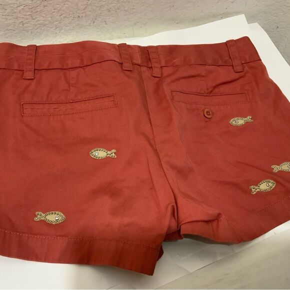 J.Crew Retail - Minnow Chino Shorts, Khaki Red, Women's, Critter Shorts, Size 4 - Picture 4 of 6